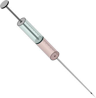 Illustration of a syringe
