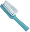 Illustration showing the head of a toothbrush